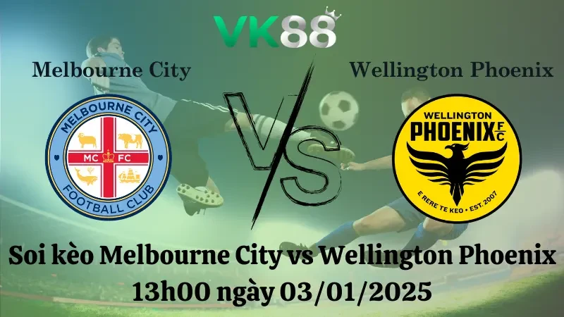 VK88 Nhận định soi kèo Melbourne City vs Wellington Phoenix 13h00 ngày 03/01/2025 - VĐQG Úc